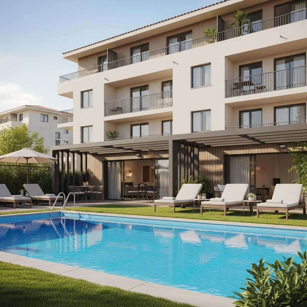 Mobilier professionnel pour appart-hôtels : terrasses, balcons et espaces lounge