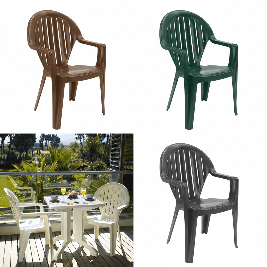 Fauteuil Miami Club Grosfillex pour café, hôtel, restaurant : Confort, Résistance et Style Professionnel pour Sublimer Vos Espaces Extérieurs de Nice, Cannes et la Côte d'Azur