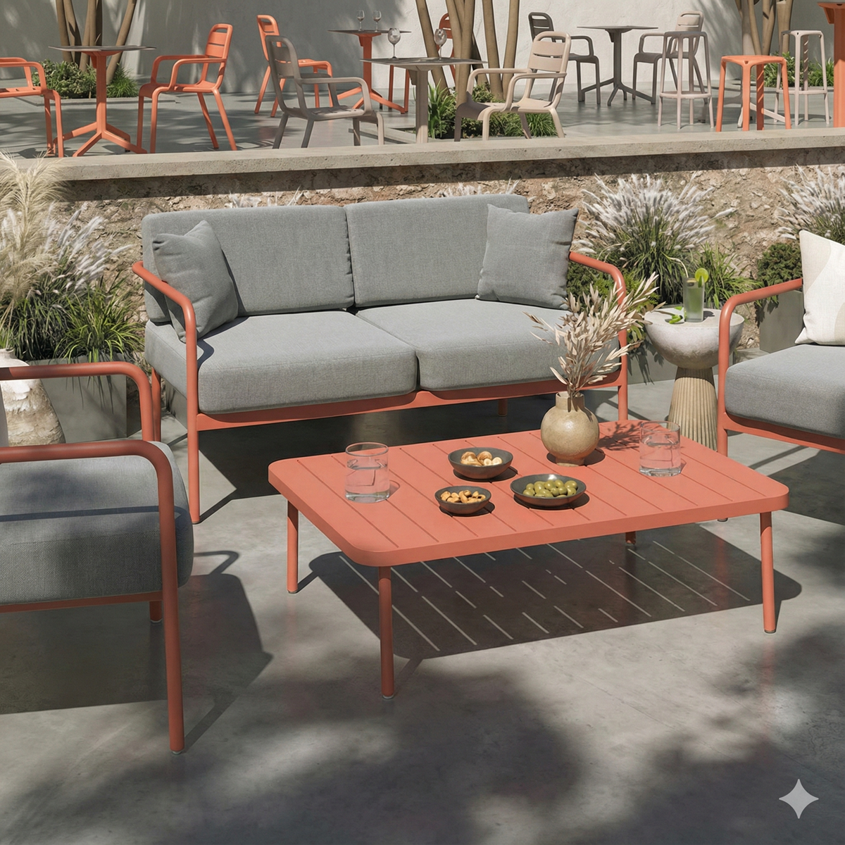 Fournisseur de mobilier technique pour cafés : collections professionnelles pour terrasses