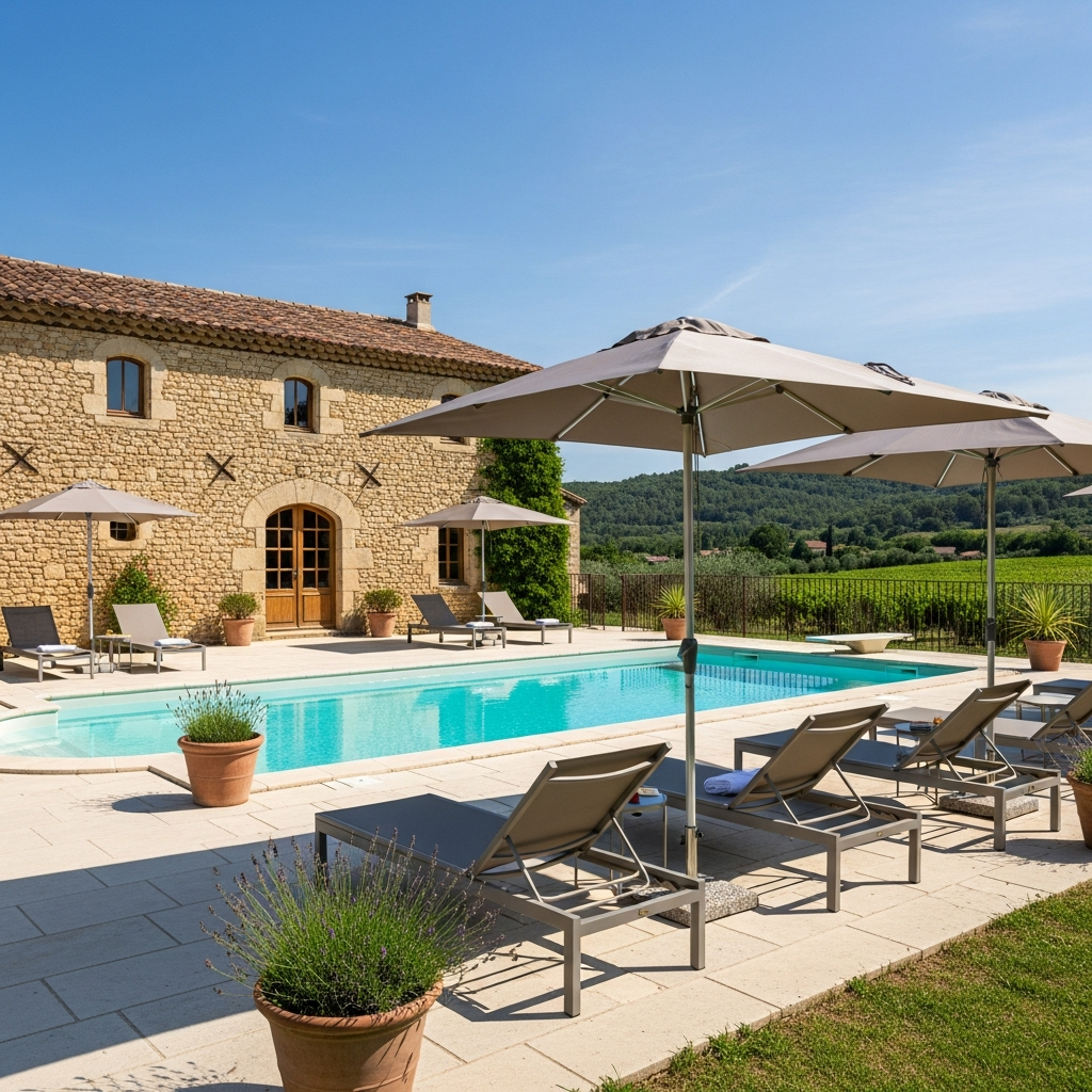 Grossiste en mobilier extérieur pour piscines : transats et bains de soleil professionnels