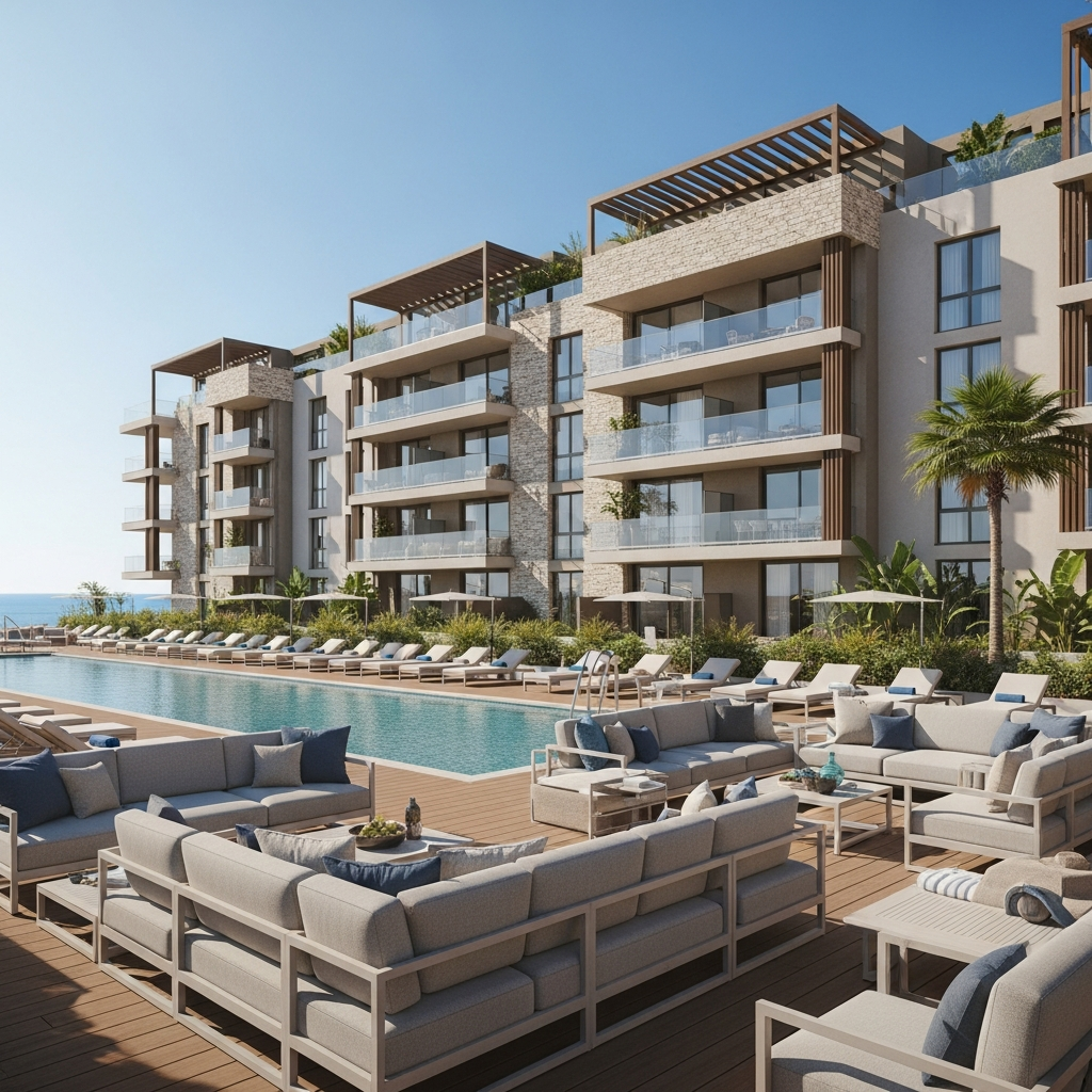 Fournisseur de mobilier extérieur pour résidences hôtelières : mobilier certifié européen