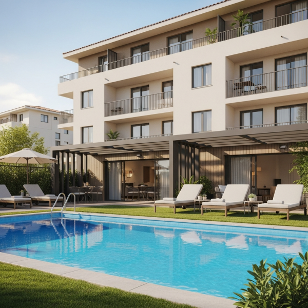 Mobilier professionnel pour appart-hôtels : terrasses, balcons et espaces lounge