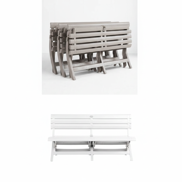 Banc Westport Grosfillex pour café, hôtel, restaurant : Design, Confort et Résistance pour Sublimer Vos Espaces Extérieurs de Nice, Cannes et la Côte d'Azur