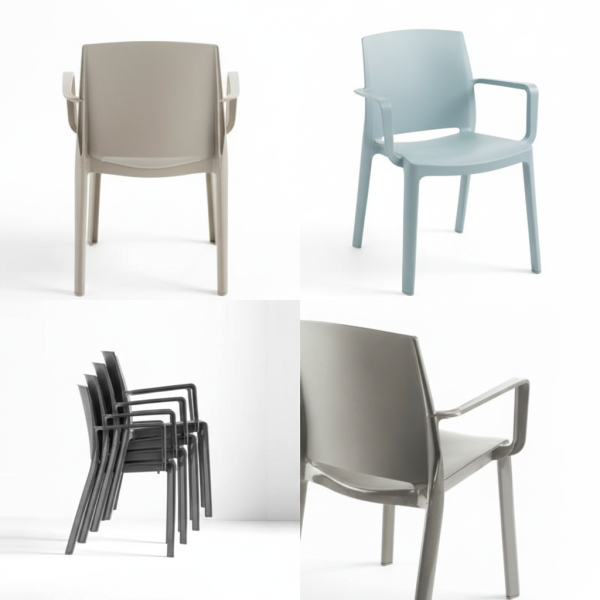 Fauteuil pour café, hôtel, restaurant Milton Grosfillex : Confort, Élégance et Durabilité pour Vos Espaces Extérieurs Professionnels de Nice, Cannes et la Côte d'Azur