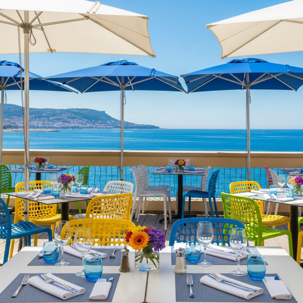 Mobilier extérieur pour restaurants de bord de mer : gamme européenne